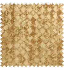 Tawny brown color solid texture finished surface texture gradients geometric dice shapes polyester main curtain